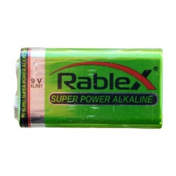 Батарейка крона, 6LR61, 9V, Rablex Super Power, лужна, alkaline